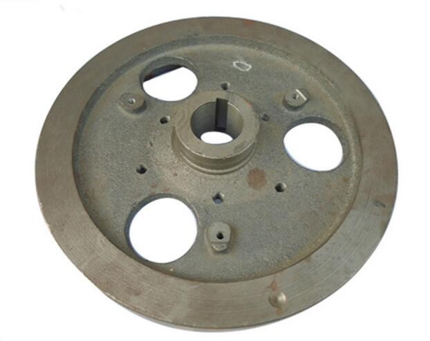    CNC machining of steel flywheel
